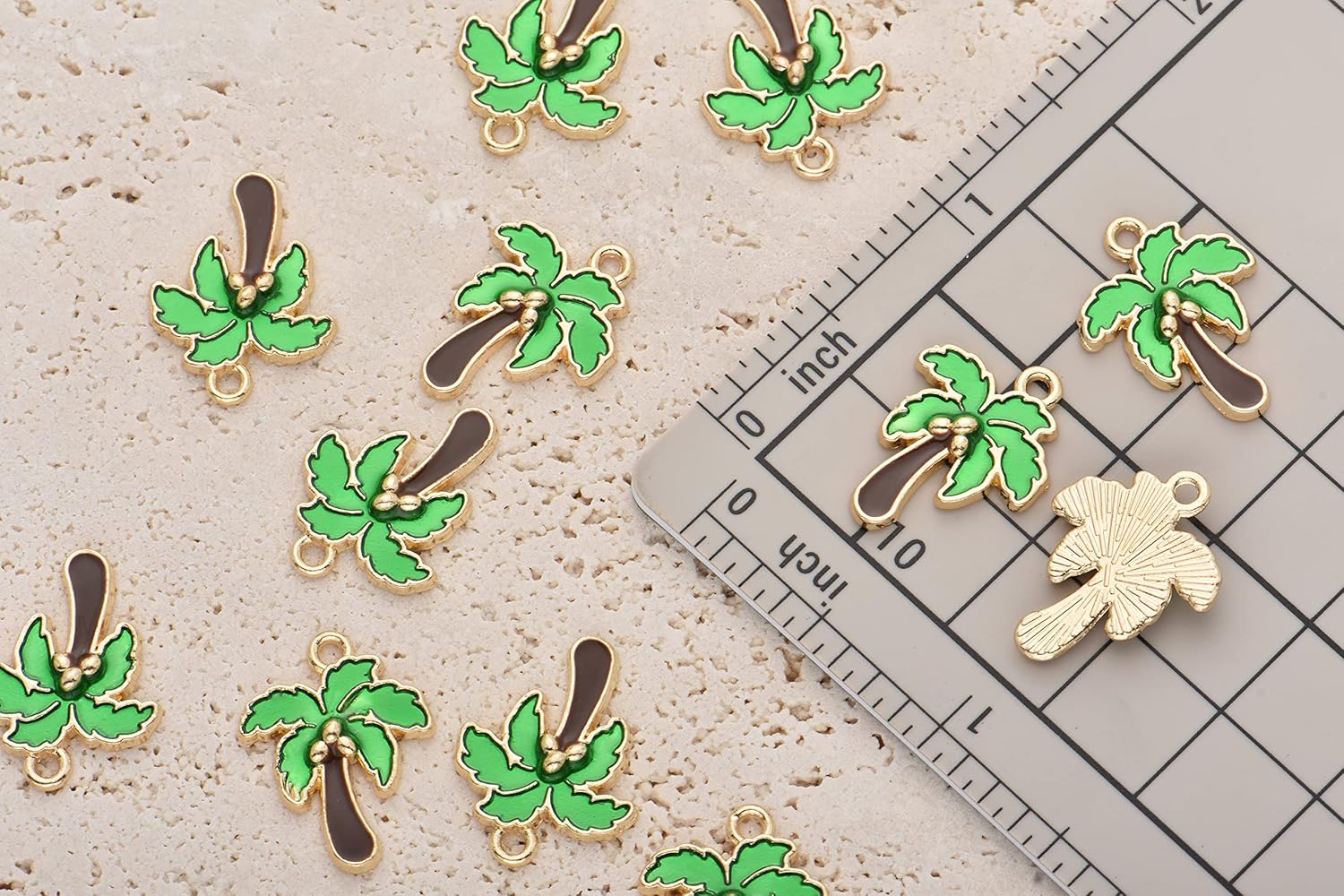 Pack of 80 Colored Enamel Charms Gold Plated Bulk Pendants Assorted Style Accessories for Necklace Bracelet Jewelry Making DIY Crafting and Garment Gifts Packing Decorating - Image 3