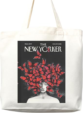 New Yorker tote bag, New Yorker magazine bag, New Yorker bag, New Yorker art, New yorker tote, art tote bag, aesthetic tote