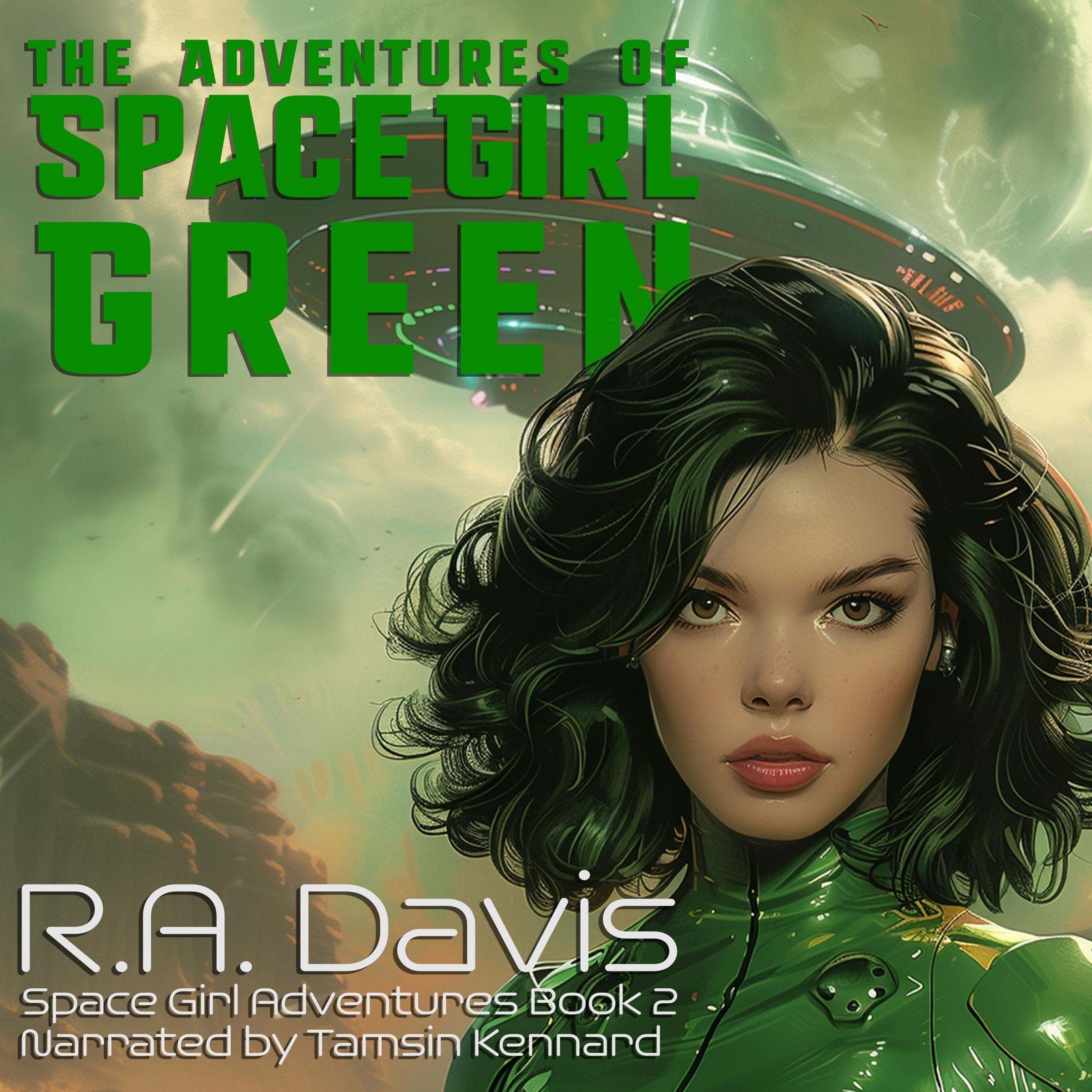 Cover art for The Adventures of Space Girl Green