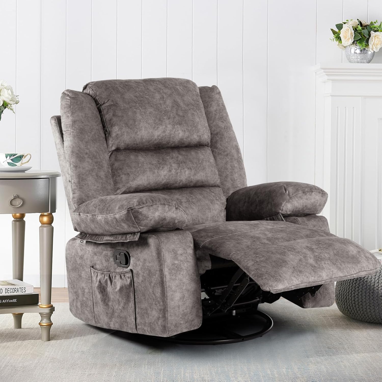 JAKOP Recliner Chair Massage Rocker with Heated Modern