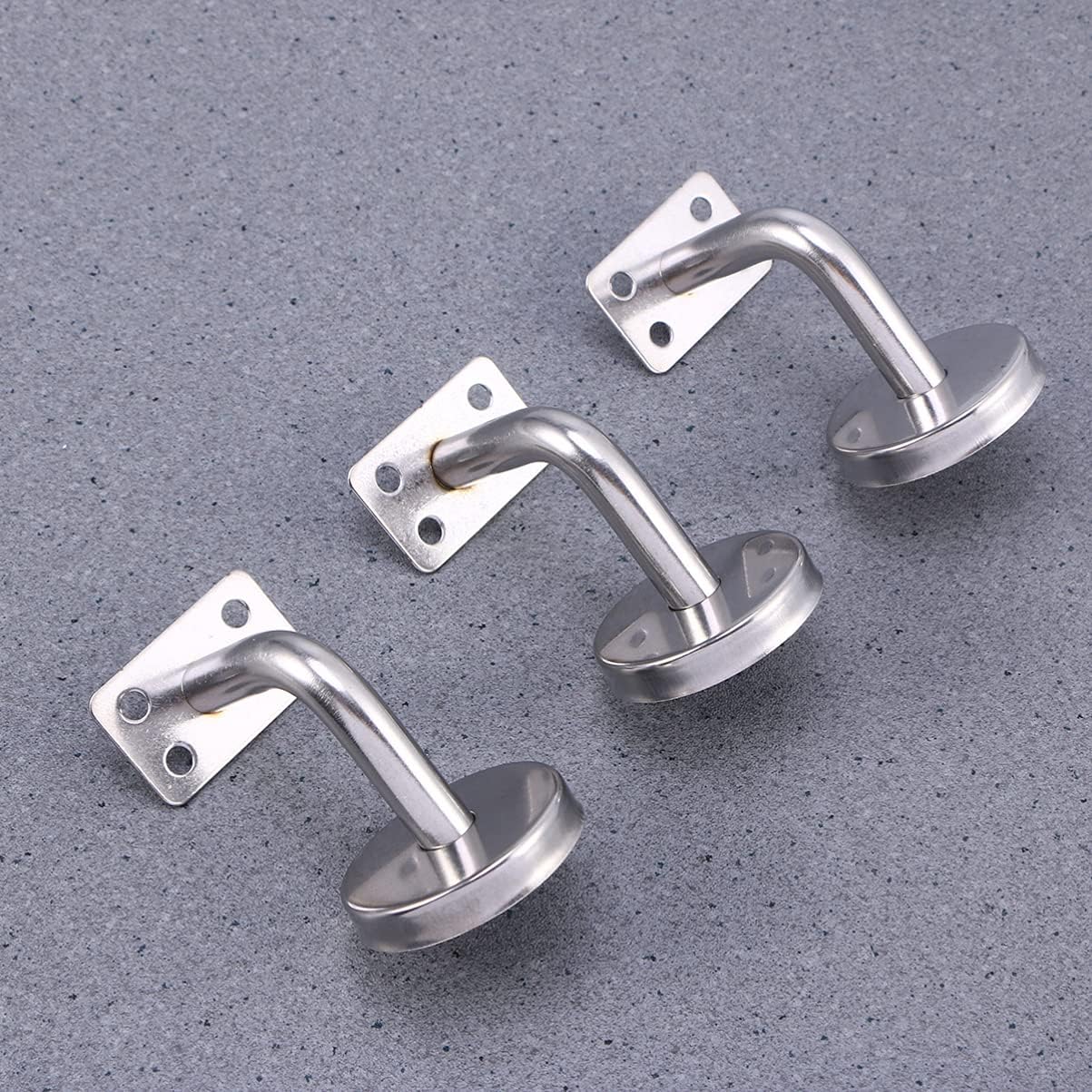 ORFOFE Elegant Stainless Steel Handrail Bracket Easy Install Suitable for Stairs Railing