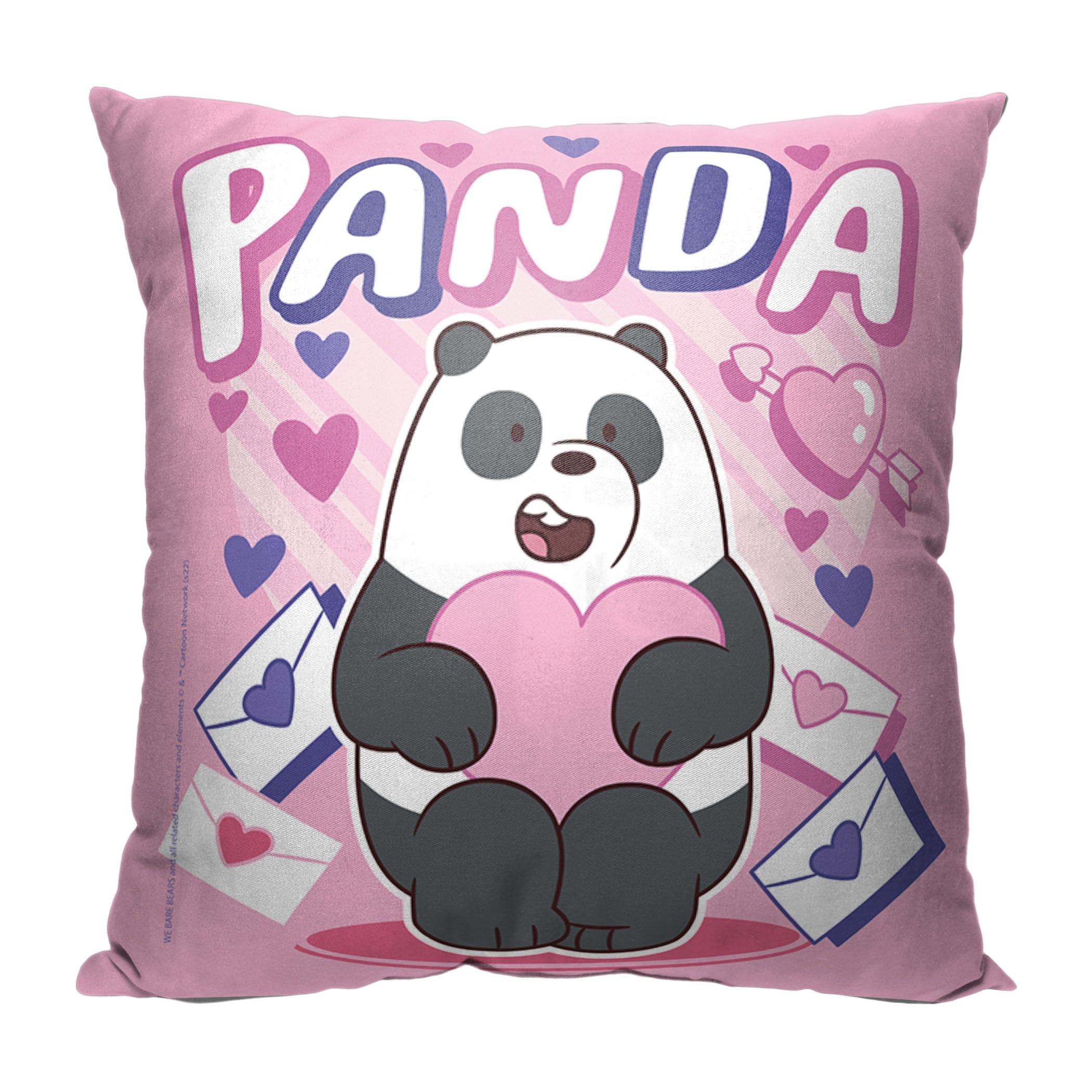 NorthwestBare Bears Pillow, 18" x 18", Panda