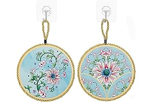 Premium Ceramic Trivets and Heat-Resistant Coasters (2-Pack Withstand 482℉)