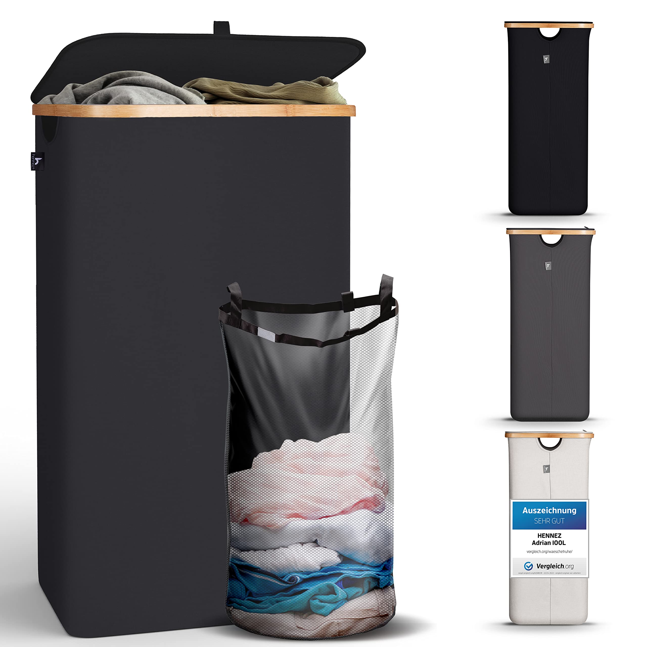 Cesto Portabiancheria Con Coperchio Plastica in Casalinghi