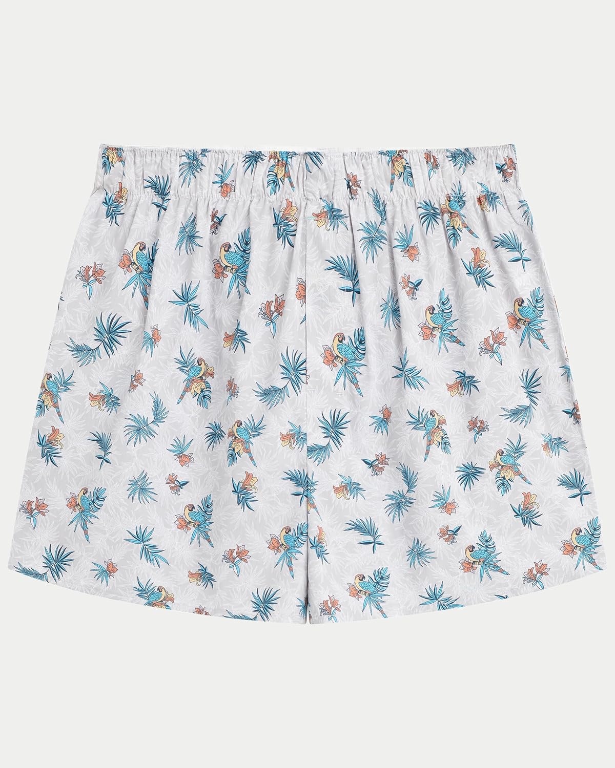 CARIBBEAN JOE Men's Men's Boxer Briefs, Parrot Print Pattern, 3 Pack, Fun Novelty Mens Underwear