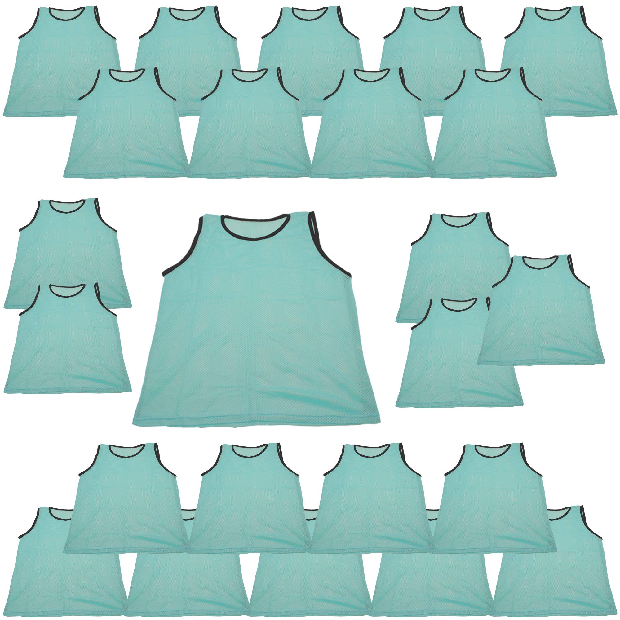 BlueDot Trading Adult &amp; Youth Scrimmage Training Vests for Soccer, Basketball &amp; More – Available in 1, 6, 12, 24 Packs