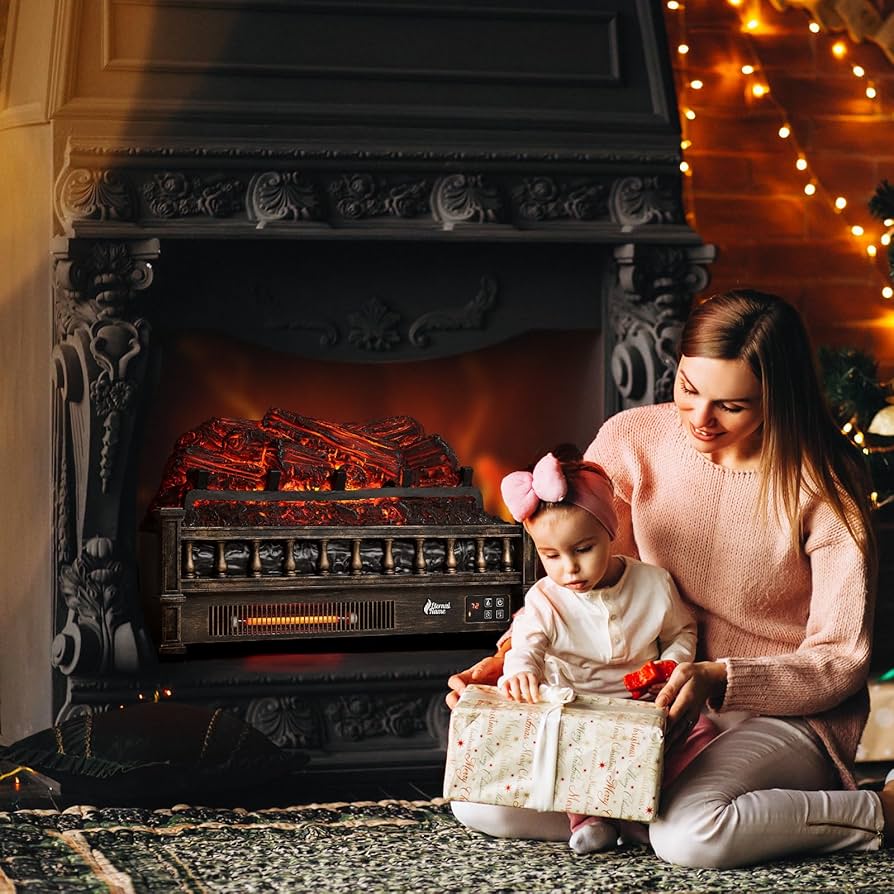 REFLEM 鍵穴ロンT DimMoire Amilige ミルクボーイ Amazon.com: TURBRO Eternal Flame Infrared Electric Fireplace