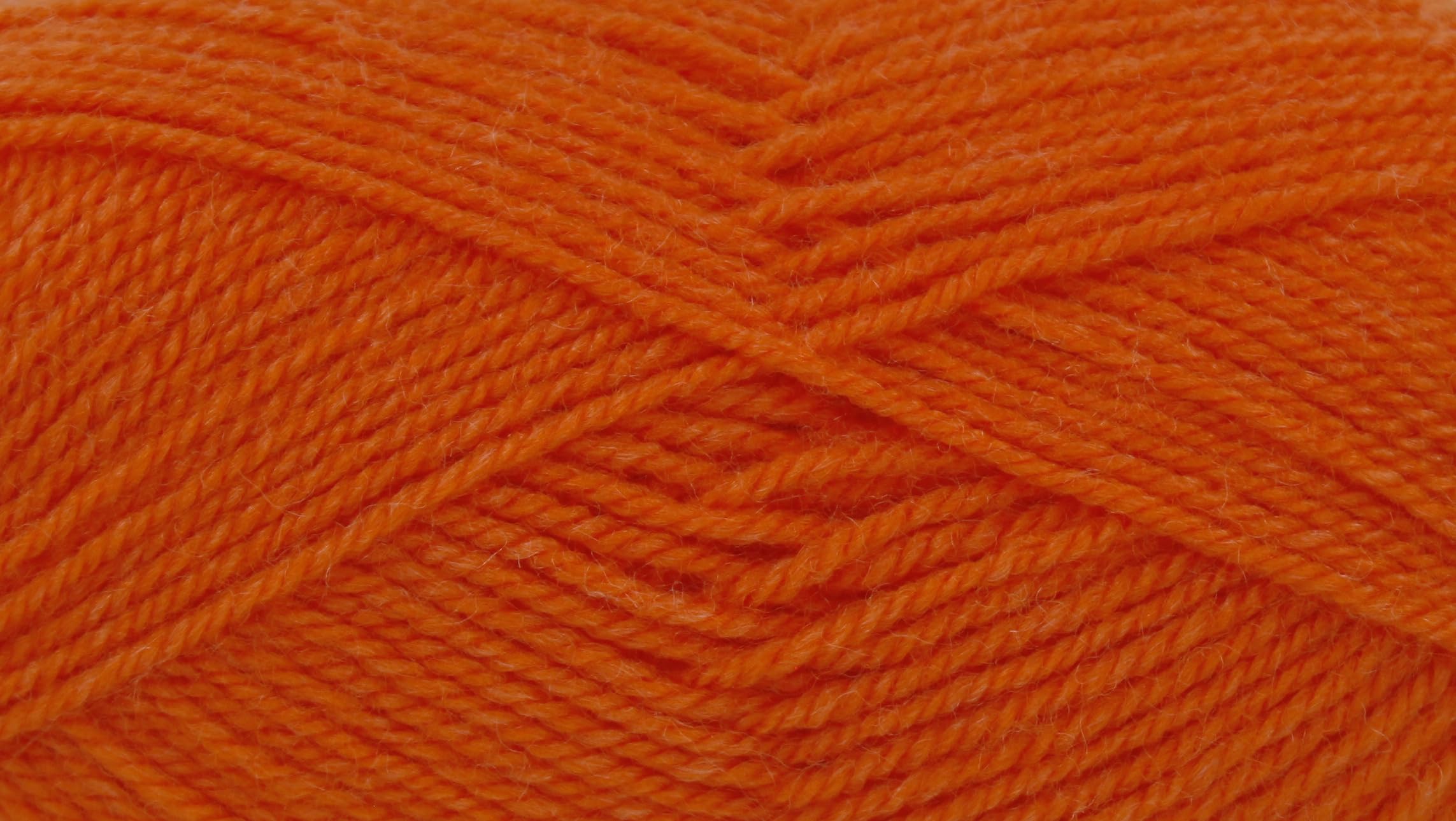 King Cole 1644028 Big Value DK 50 Orange Yarn - 145M, 50g