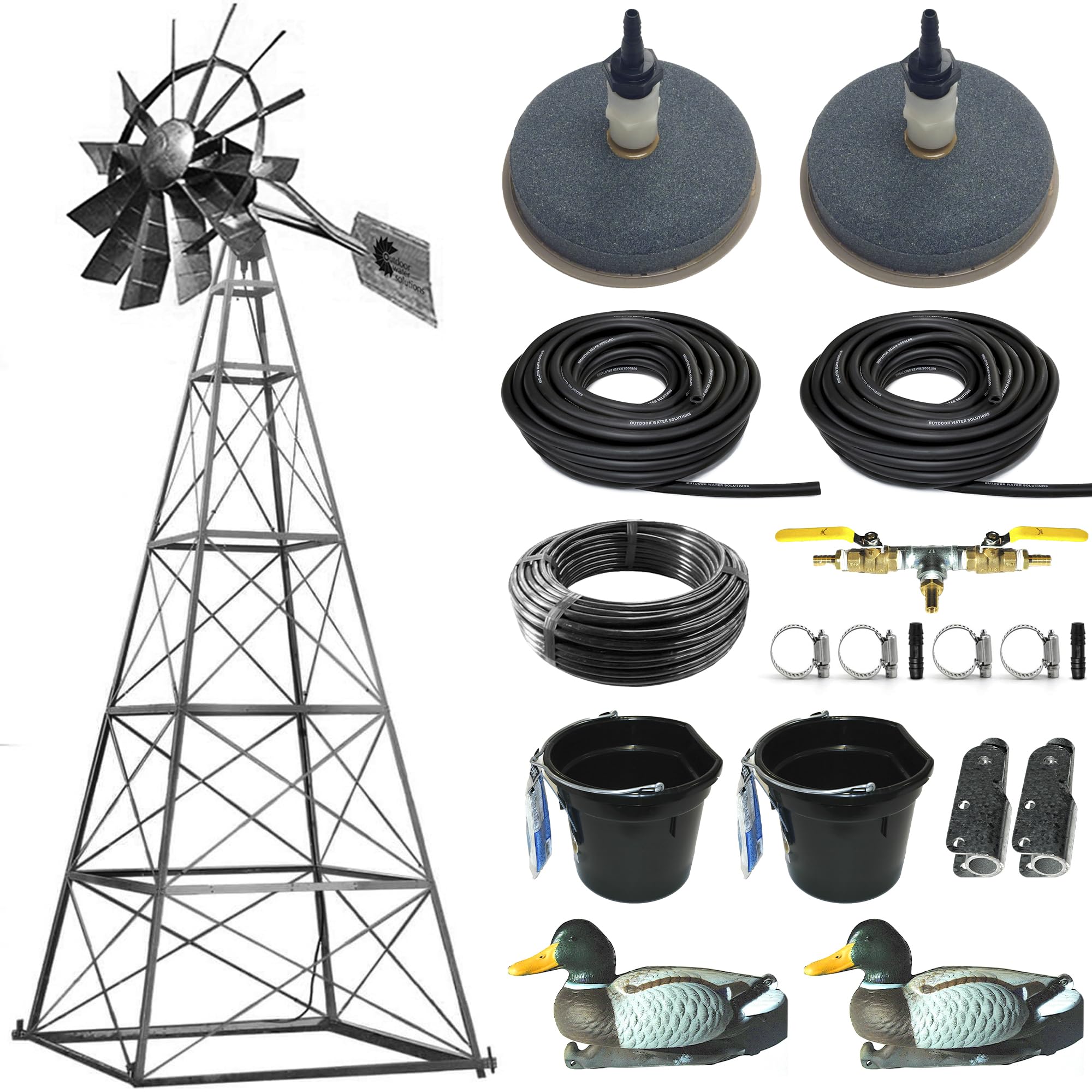 Amazon.com : Outdoor Water Solutions 20 Ft. Windmill Deluxe