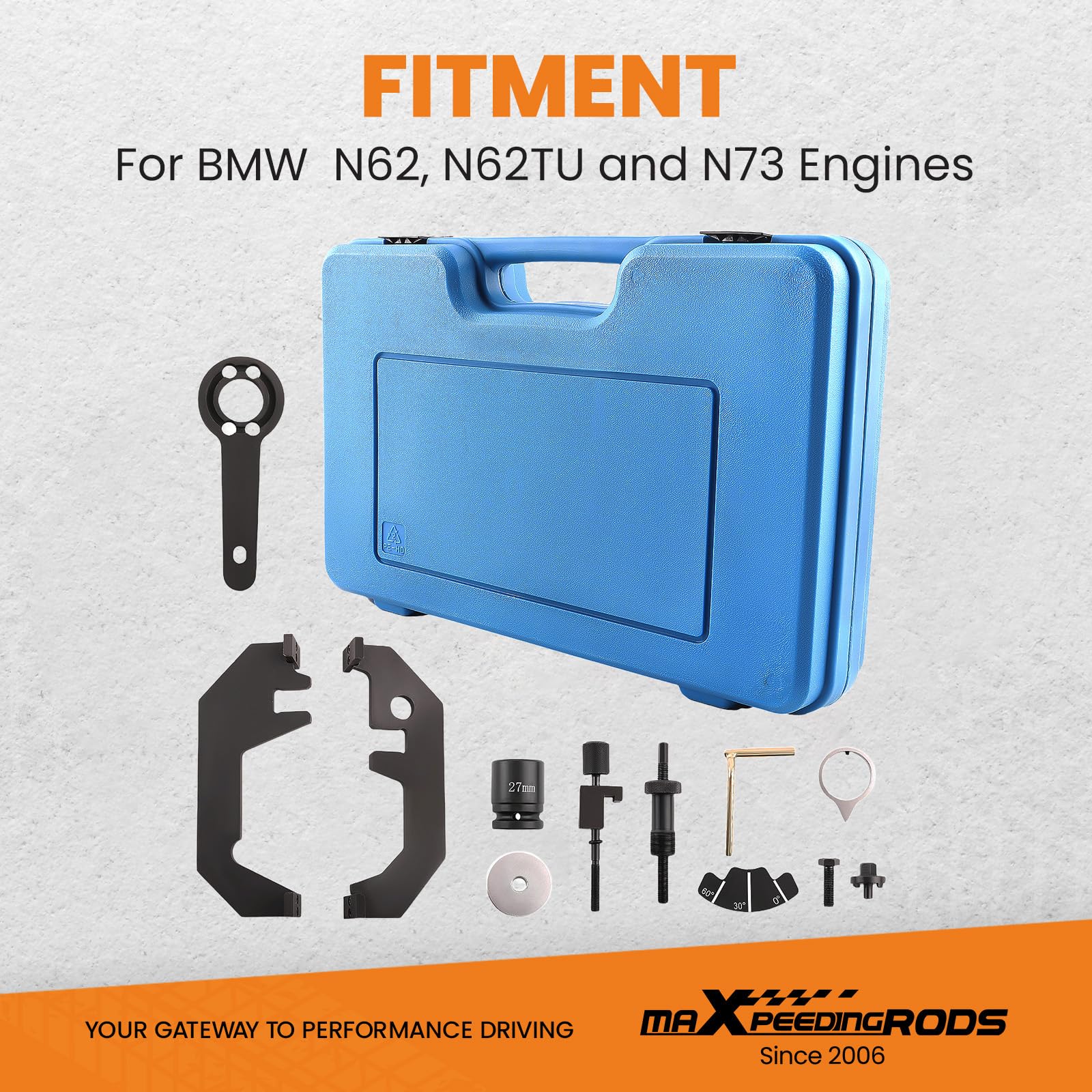 maXpeedingrods Outil de blocage de chaîne de distribution moteur pour BMW | N62 N73 Série 7 E65 E66 735i 740i 745i 750i 760i Timing Cambio Outil de verrouillage d'arbre à cames de verrouillage 119340