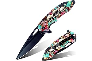 3D Skull Pocket Knife: Enhance Your Rugged Charm