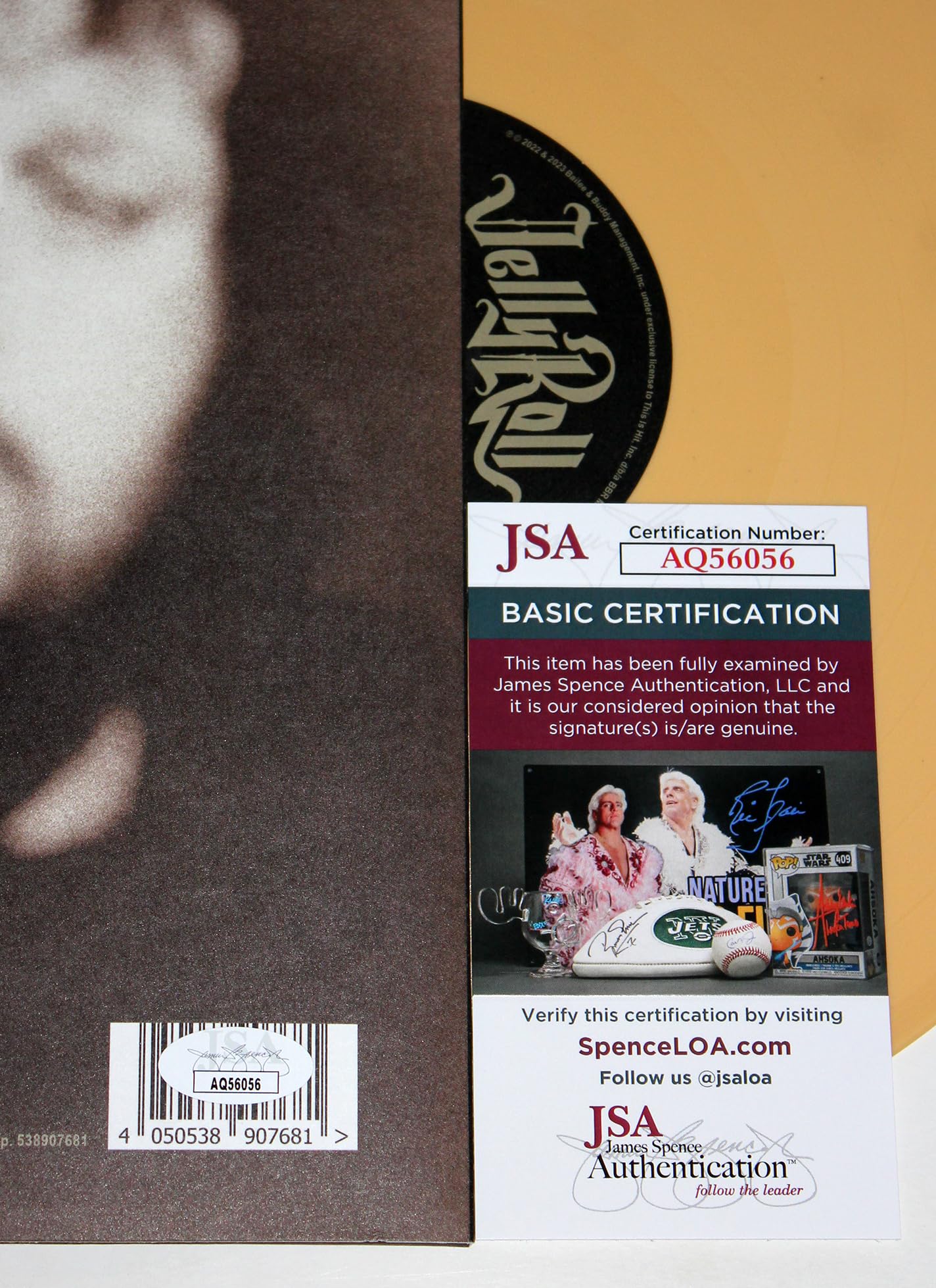 Jelly Roll Signed Whittsit Chapel LP Vinyl Record w/JSA COA at