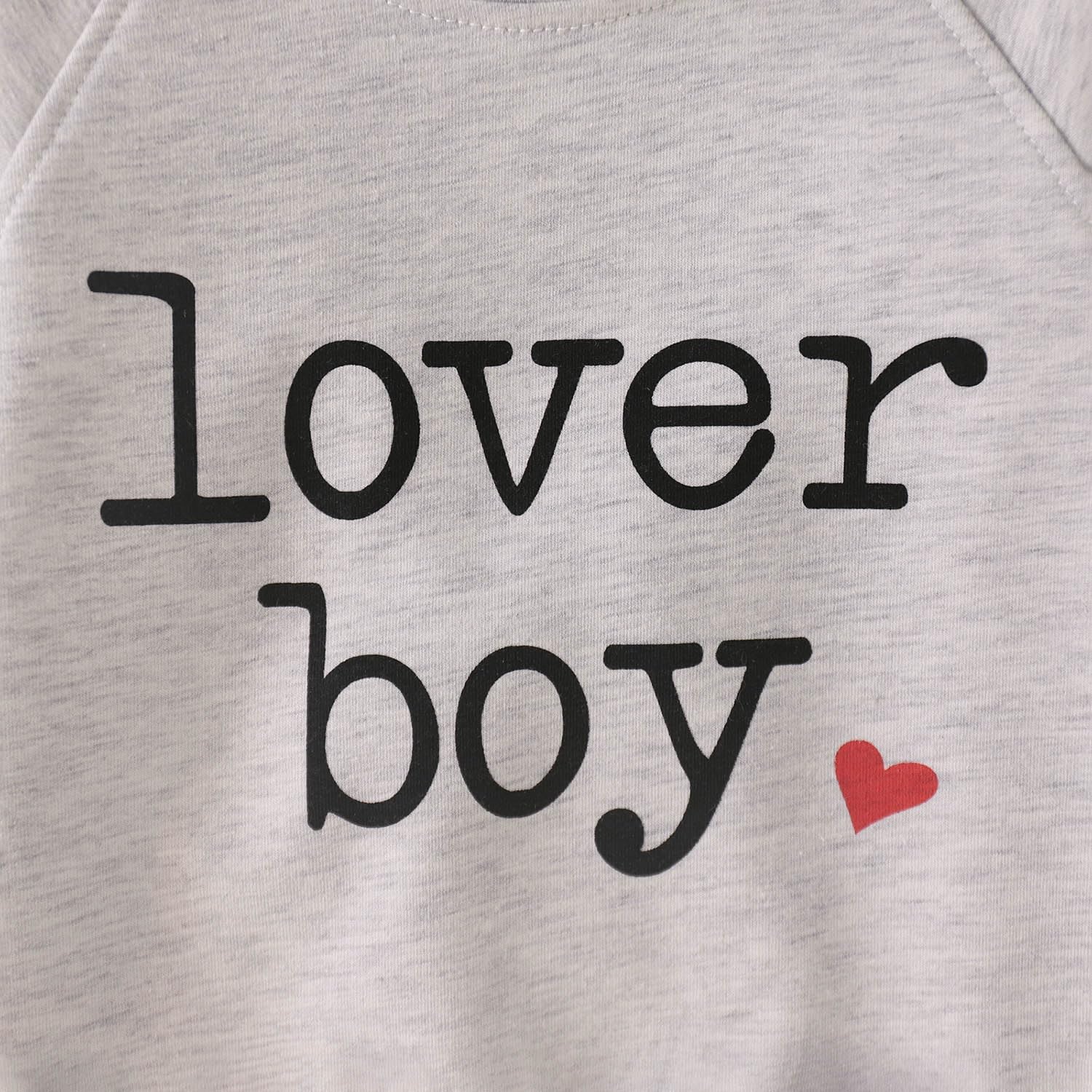 Ritatte Toddler Boy Valentines Sweatshirt Baby Lover Boy Heart Print Sweatshirt Cute Crewneck Long Sleeve Pullover Tops - Image 6