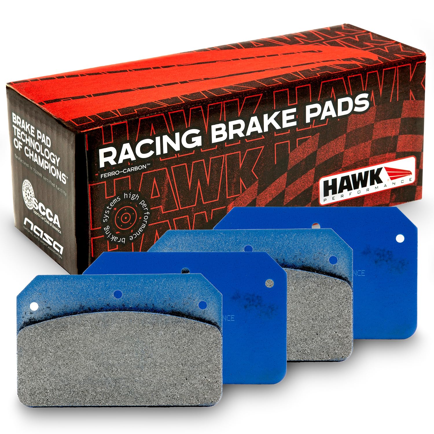 Hawk Performance HB193E.670 Blue 9012 Motorsport Brake Pads