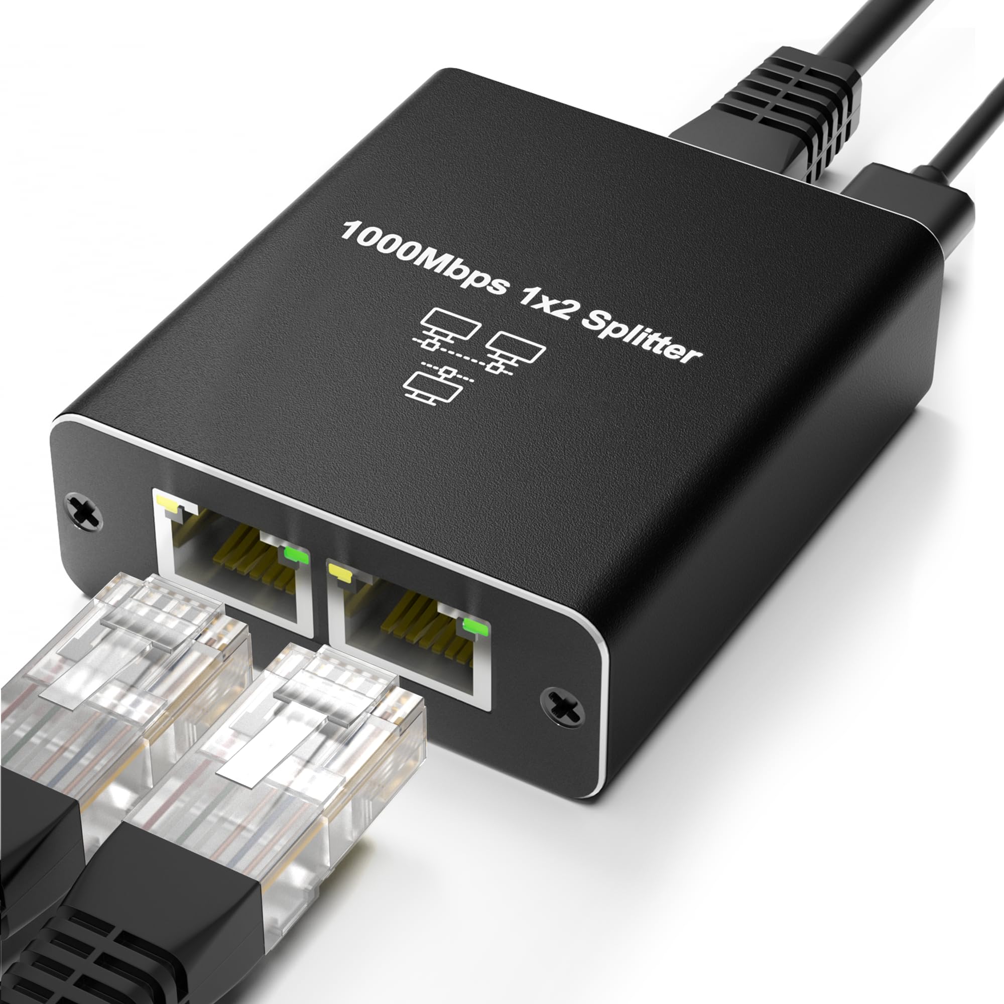 Amazon.co.jp: Lan ハブ Lan 分配器 RJ45 Lanケーブル 分岐 1000Mbps