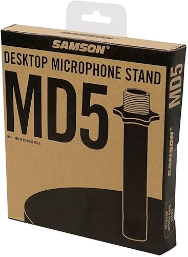 Miniatura 6 de Samson MD5, soporte de micrófono para apoyar en mesa