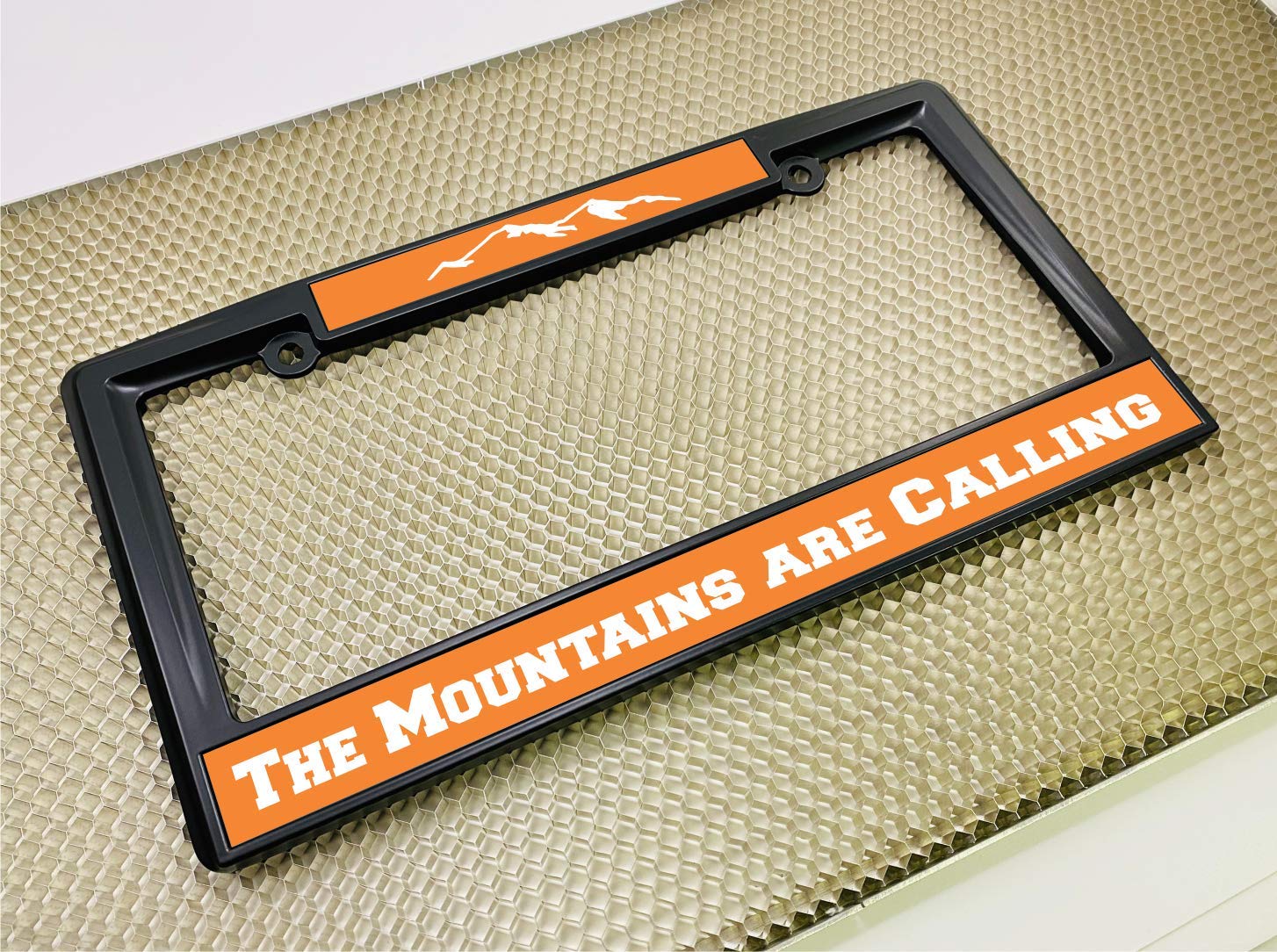 Custom Personalized Heavy Duty Metal Laser Engraved Car License Plate Frame wit - Picture 109 of 113