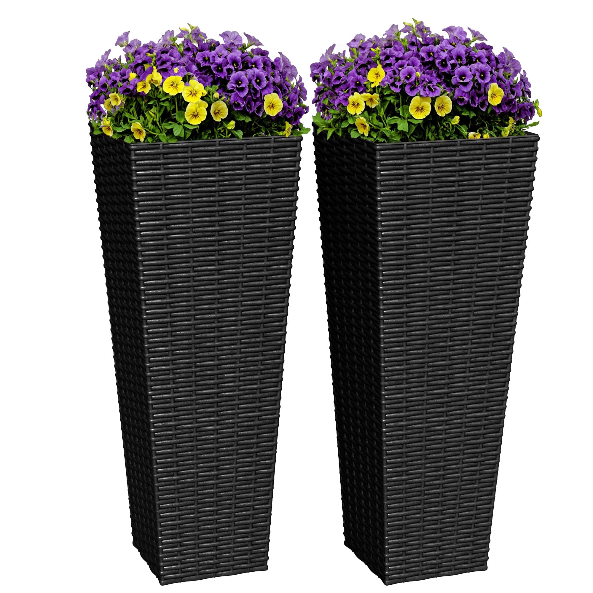 Greesum Rattan Texture Planter