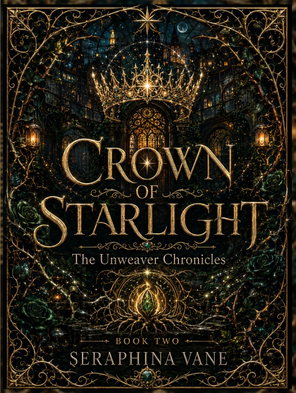 Crown of Starlight: Large Print Illustrated Hardcover Edition (The Unweaver Chronicles: Large Print Illustrated Editions)