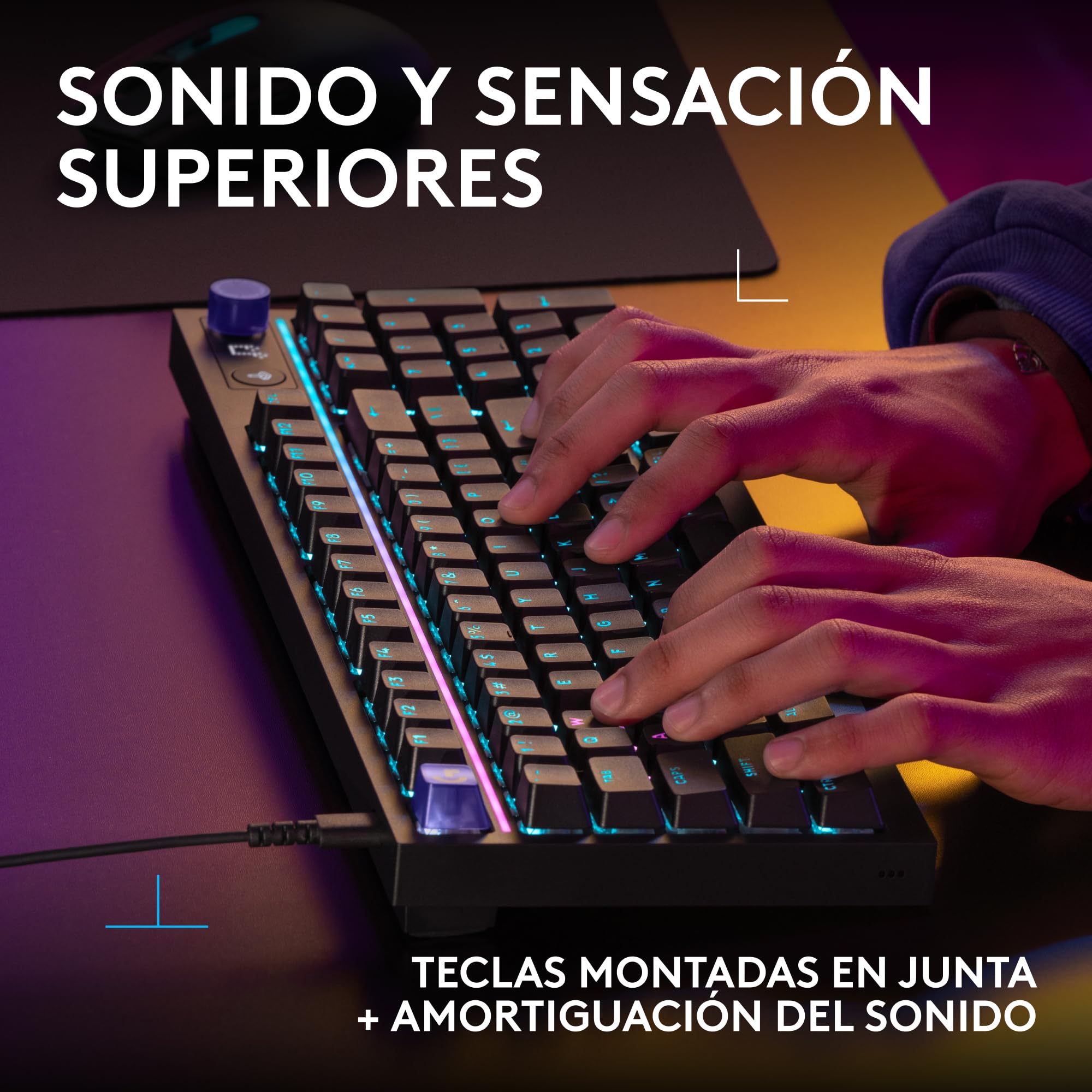 Logitech G G316 X 98 Teclado Gaming (ES) + G305 X Superlight Ratón - Negro