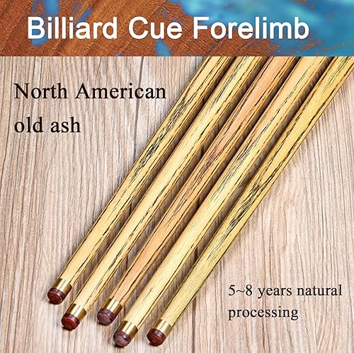 Miniatura 4 de Tacos de billar profesionales 34 Split Taco de billar Taco de billar Taco de billar Negro Ocho taco 9.5MM10MM con caja (color 2, tamaño 0.394 in)