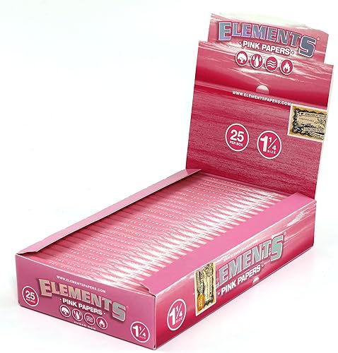 Elements Papel de liar tamaño rosa 1 14 - CAJA 25 - total 1250 papeles