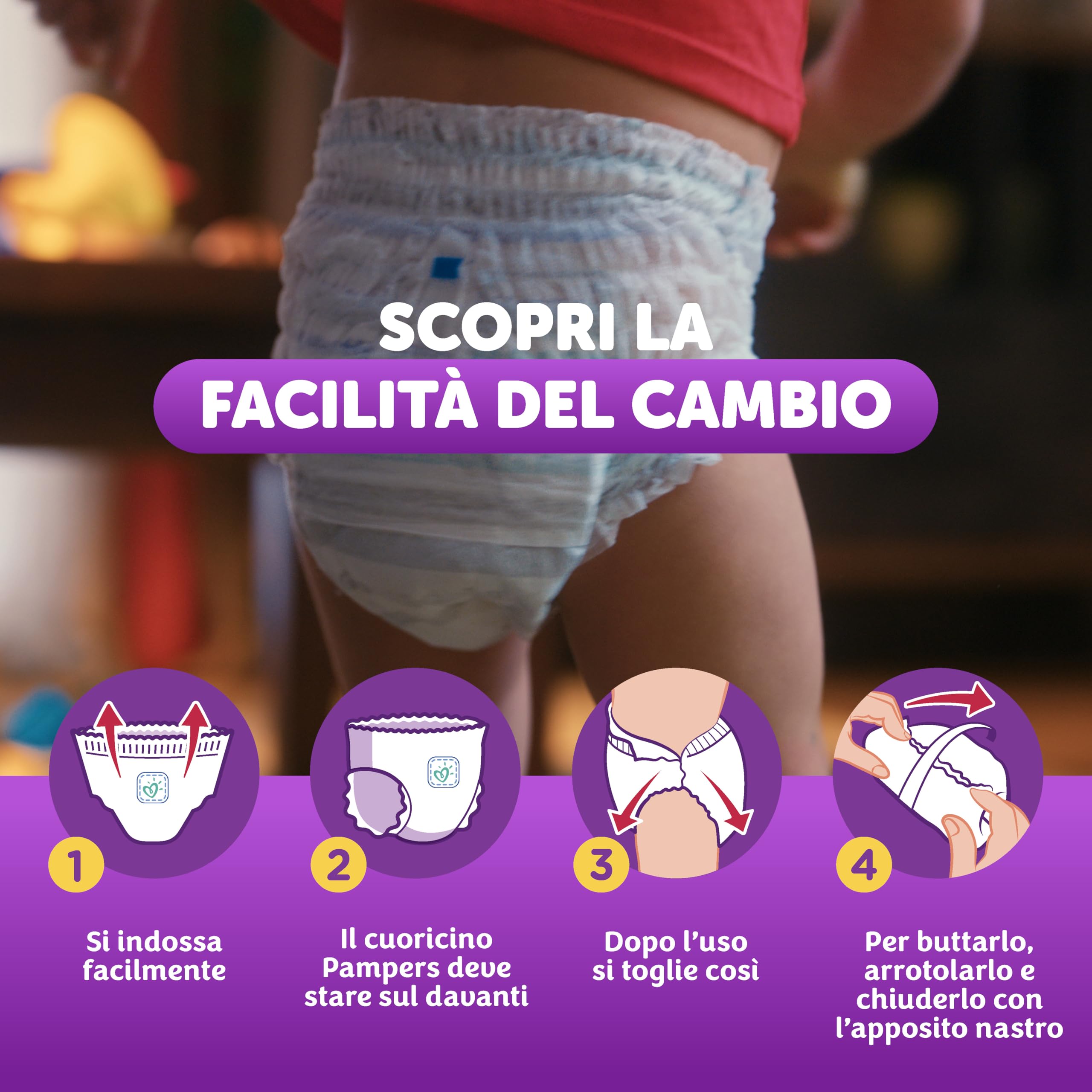 Pampers Postęp Majtki dla juniorów + 500 punktów dodatkowe przytulanki, rozmiar 5 (12-18 kg), 68 pieluch (rozmiar zapasowy)