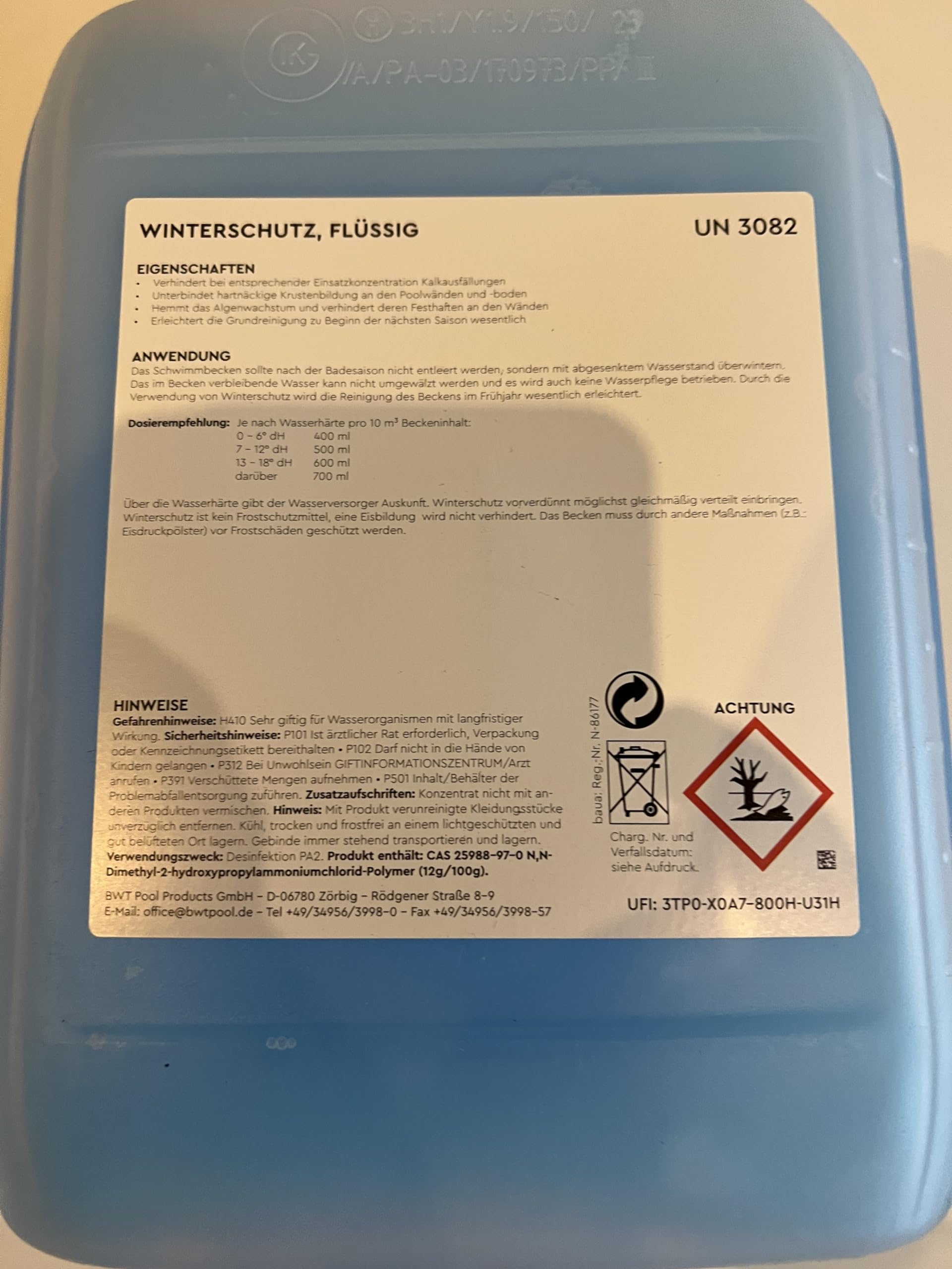 Winterpflegemittel Pool 5 Liter