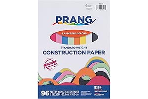 Crayola Construction Paper 9 x 12 Pad, 8 Classic Colors, 96 Sheets