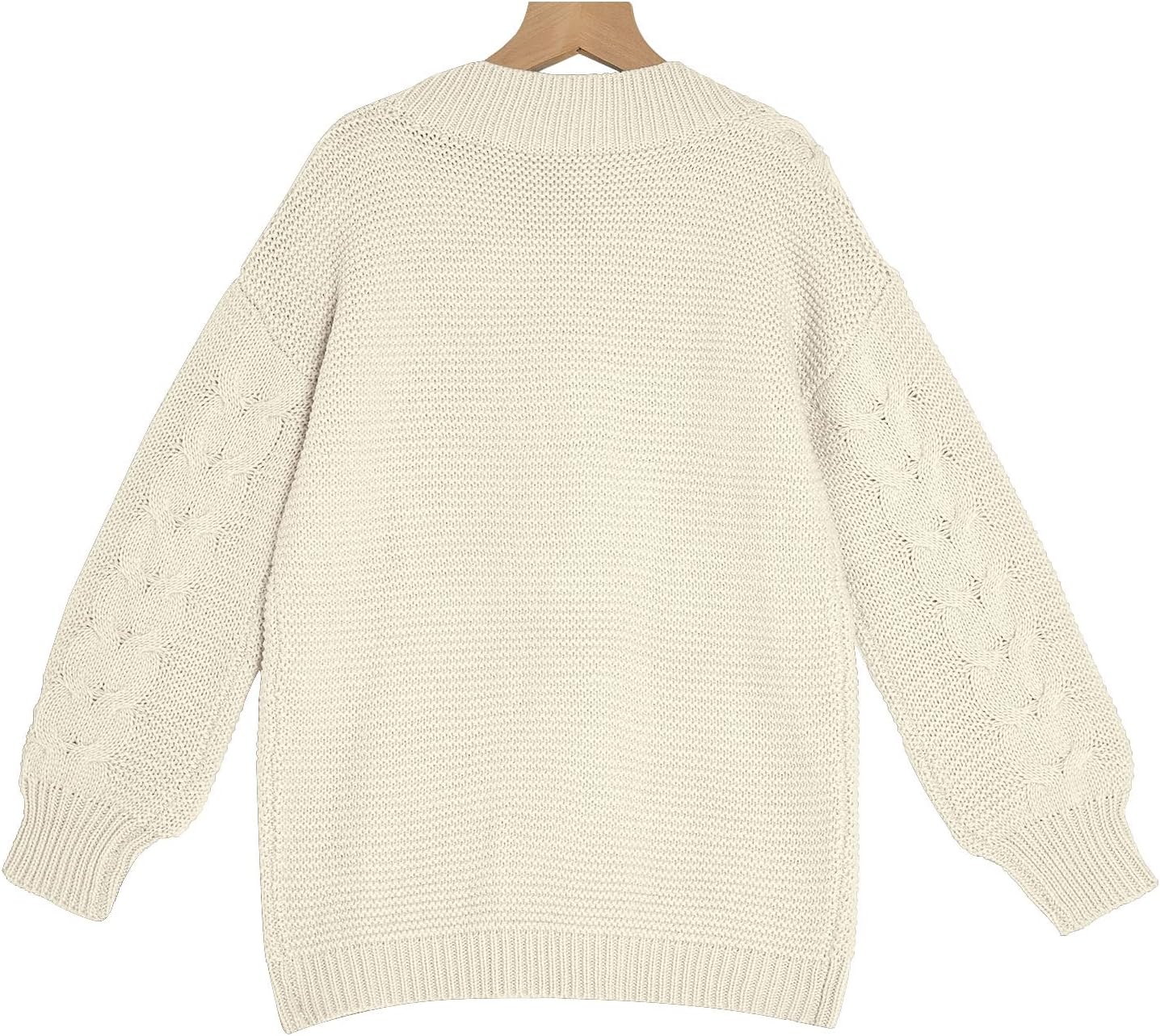 Apbondy Girls Cable Knit Cardigans Button Down Long Sleeve Chunky Sweater Outerwear - Image 6