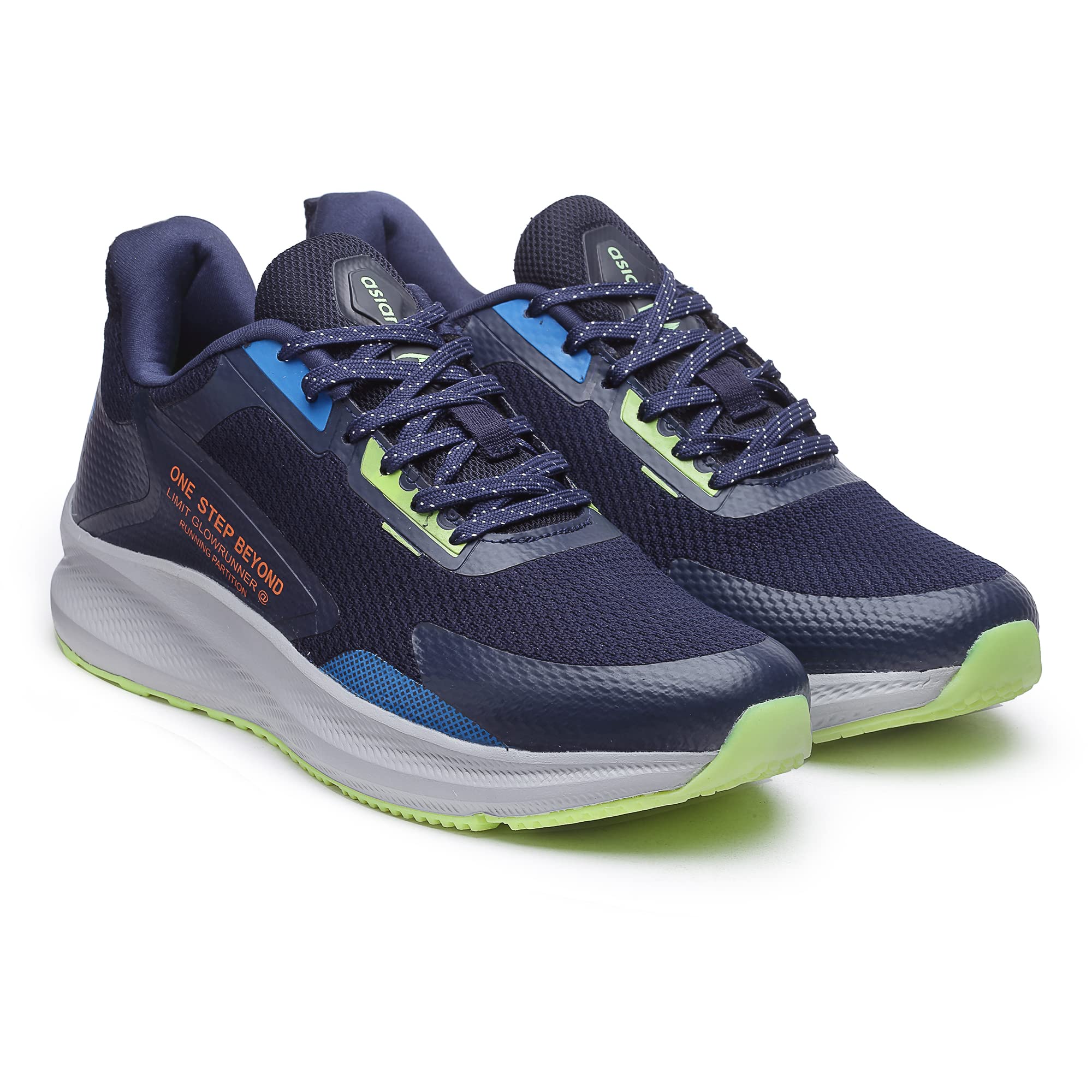 ASIAN Mens SPLENDOR-01 Sports Running,Walking,Gym Shoes with Lightweight Phylon Sole with Memory Foam Casual Sneaker Shoes for Mens & Boys Navy,Orange (B0BRJLPTKH) Amazon Price History, Amazon Price Tracker