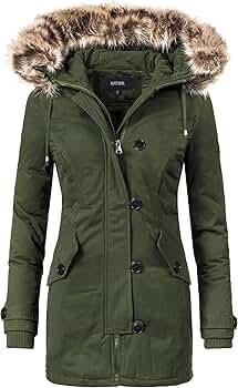 Khujo Wintermantel Khujo Jeans Mantel Winter Coat Khujo Sofia