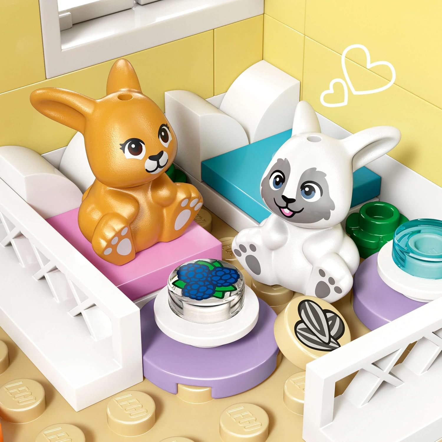 Lego 42679 Friends Heartlake City Rabbit Hotel Toy Birthday Present Blocks Educational Girls Boys Children 5 6 7 8 Interior Stylish Pretend Play
