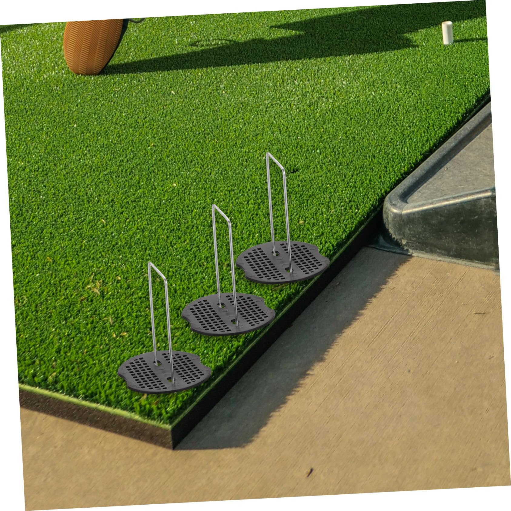 BESTonZON Picchetti da Forma U in Resistente con Guarnizioni Rinforzate per Fissaggio Recinzioni e Esterni Antiruggine e Leggeri per Domestico e Giardinaggio