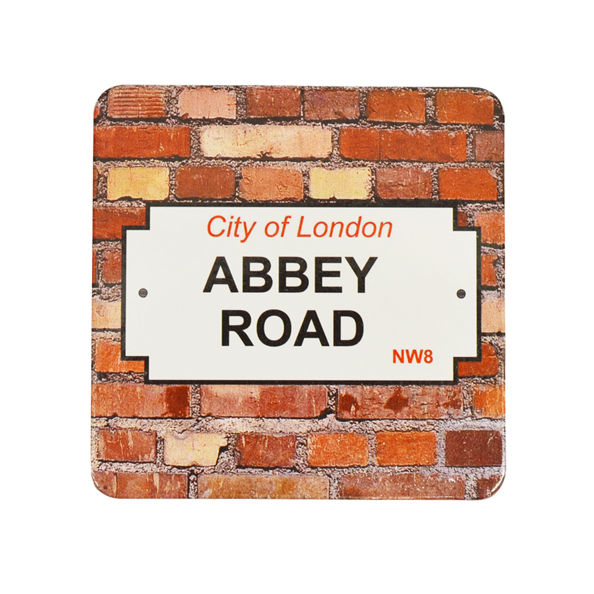 Partisan Abbey Road Street Sign Coaster - 95Mm