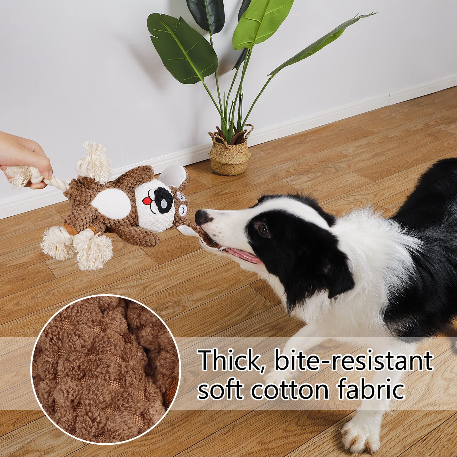 Giocattoli Peluche Per Cani Con Squeak - Giochi Interattivi Masticativi Per Cuccioli E Cani Adulti
