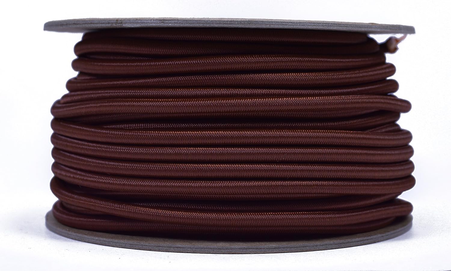 Chocolate Brown 3/16 Shock Cord 100 Foot Spool - Marine Grade Shock/Bungee/Stretch Cord 3/16 inch