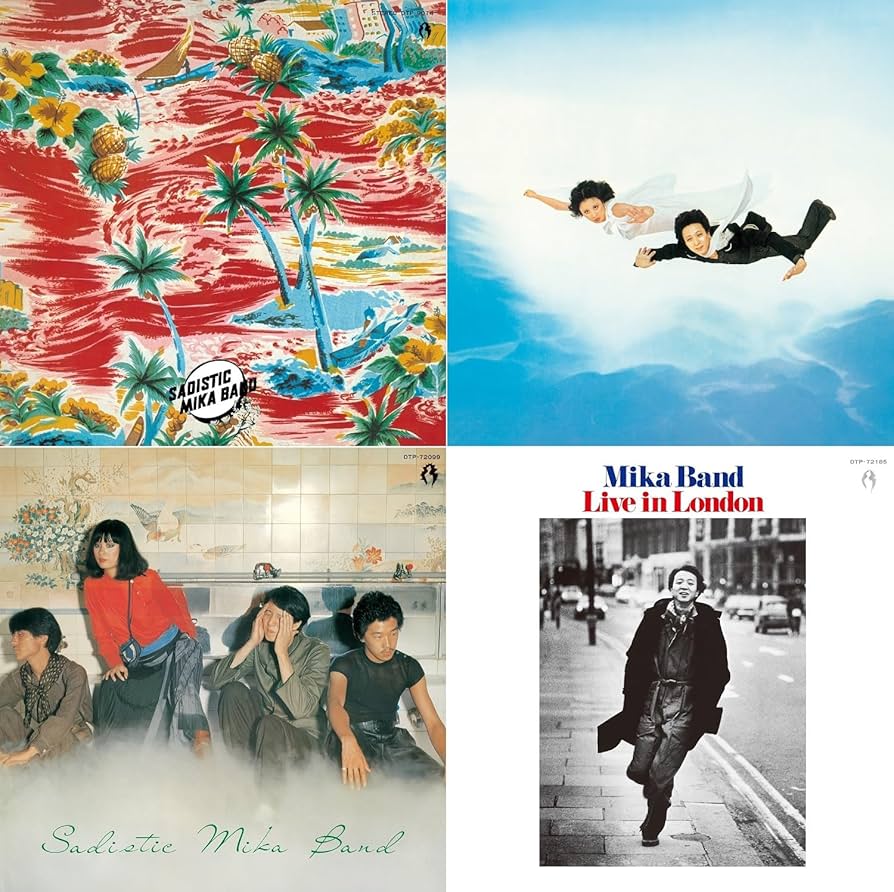 サディスティック・ミカ・バンド LPレコードベスト・メニュー4枚【美品帯付】 LP】サディスティック・ミカ・バンド ー ベスト・メニュー