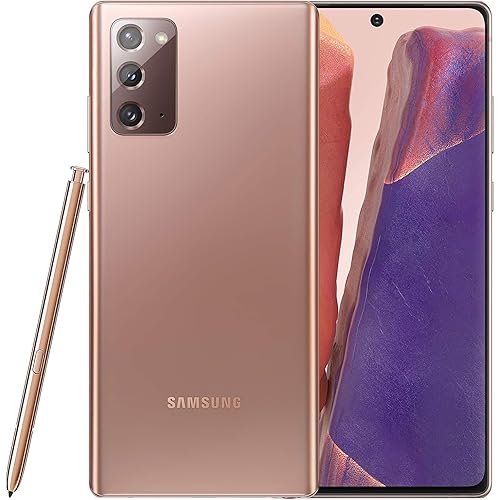 SAMSUNG Galaxy Note 20 5G 128GB N981U Smartphone Mystic Bronze (T-Mobile Locked) - Renewed