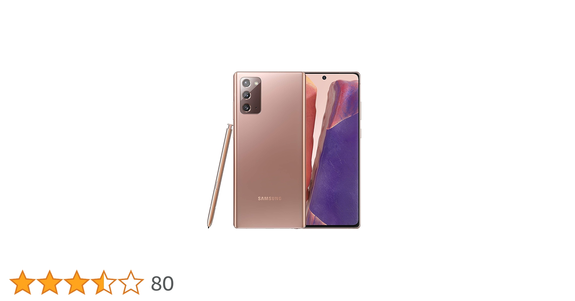 Samsung Galaxy Note 20 5G - Unlocked Phone - 128GB (Bronze