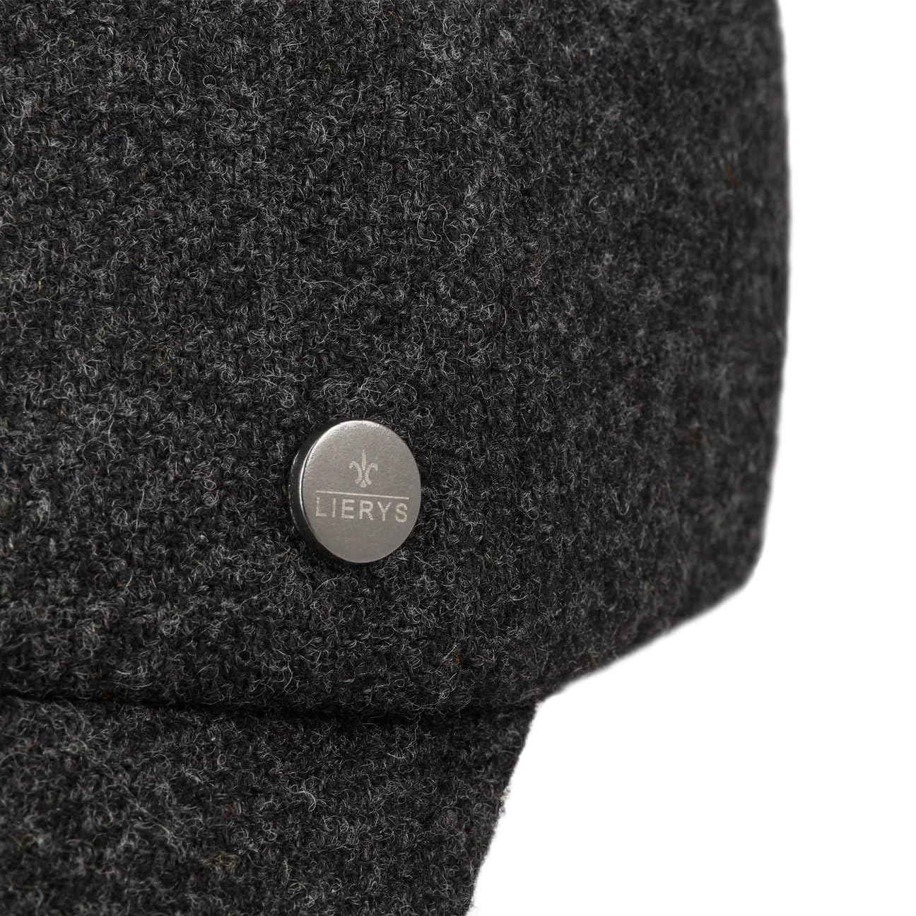 Lierys Shetland Gorra de Beisbol 100% Lana Seis Paneles Hombre Otono Invierno