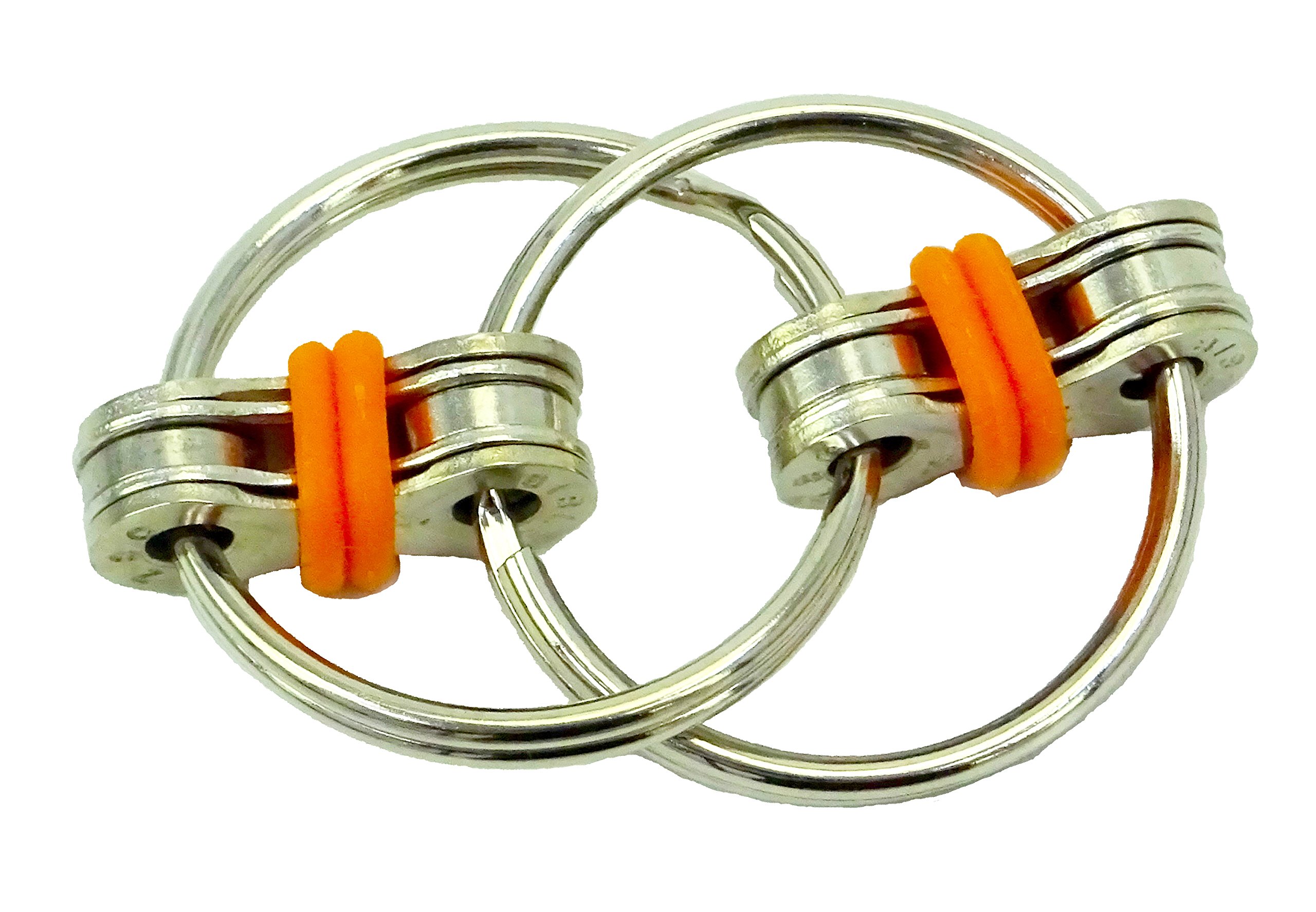 Christmas Concepts® - Exclusive Hand Fidget Key Chain Toy - Stress Reducer, Stress Relief, Autism - ORANGE