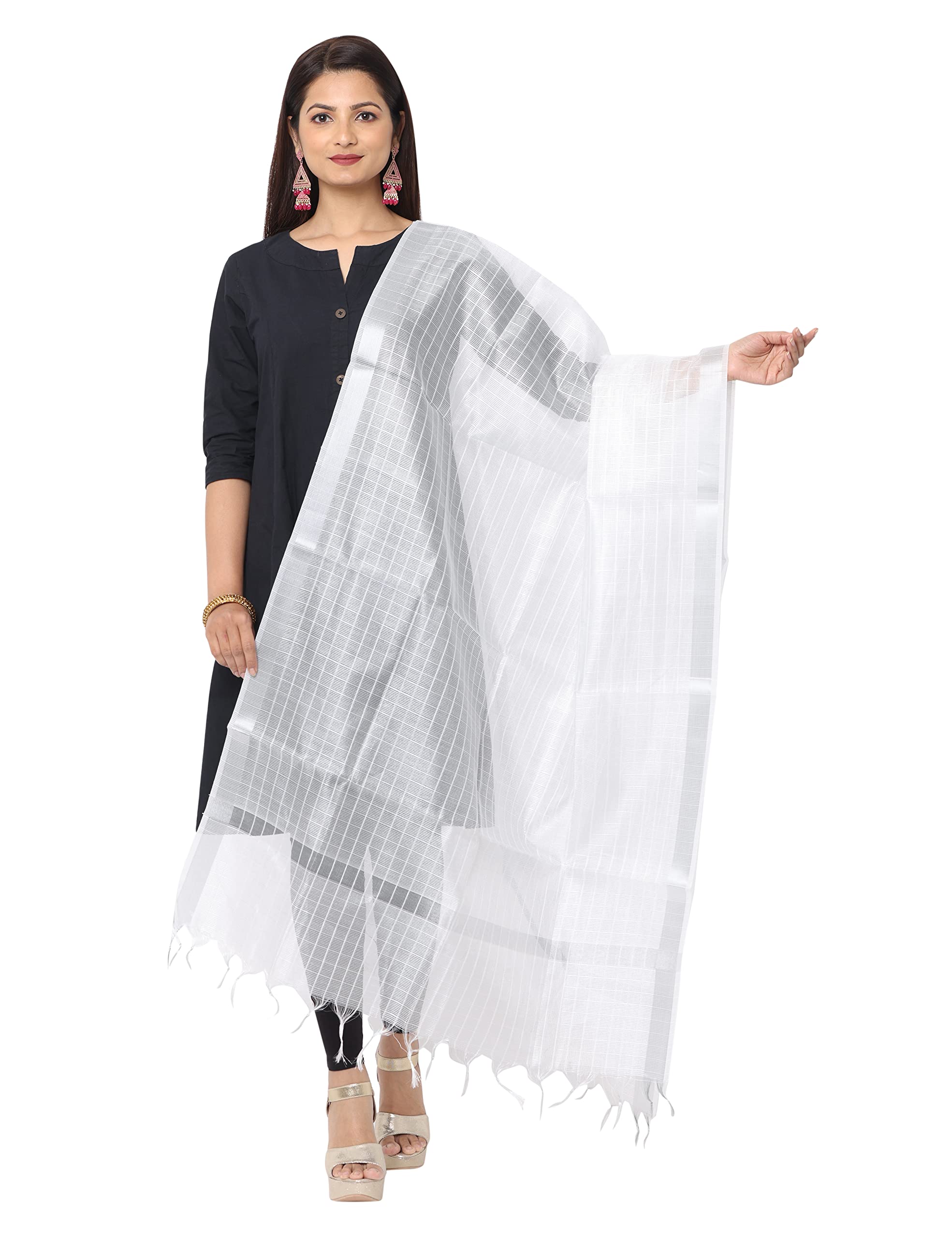 hella fashions Stylish 2.25 Meters Women's Dupatta, Designer Dupatta, Chunni, Scarf for Womens & Girls-picture-46