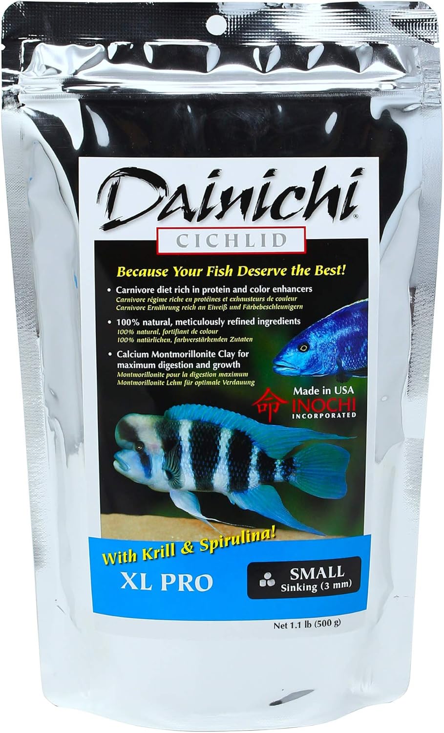 Dainichi Cichlid XL Pro Sinking Pellet, 1.1lb