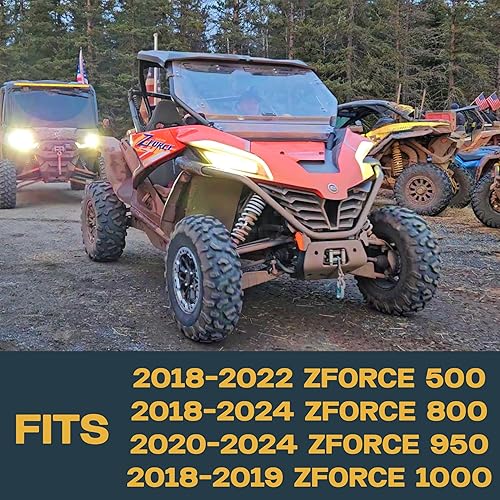 Miniatura 2 de Traild CF Moto ZFORCE 500, 800, 950,1000 2018-2024 Juego de pastillas de freno de cerámica delanteras y traseras