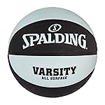 Spalding Varsity Black/Light Blue Outdoor Basketball 29.5