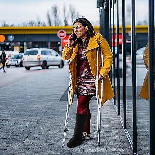 Miniatura 5 de 2 fundas de pierna fundidas con cremallera debajo de la rodilla, fundas de calcetines fundidas para piernas elásticas para hombres y mujeres,