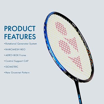 YONEX Smash Badminton Racquet (G4 ، 73 جرامًا ، 28 رطلاً التوتر)