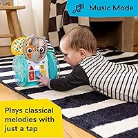 Vista 3 de Juguete de bebé para gatear Earl de Baby Einstein Chase & Tap, con espejo y música, para bebés de 6 meses en adelante