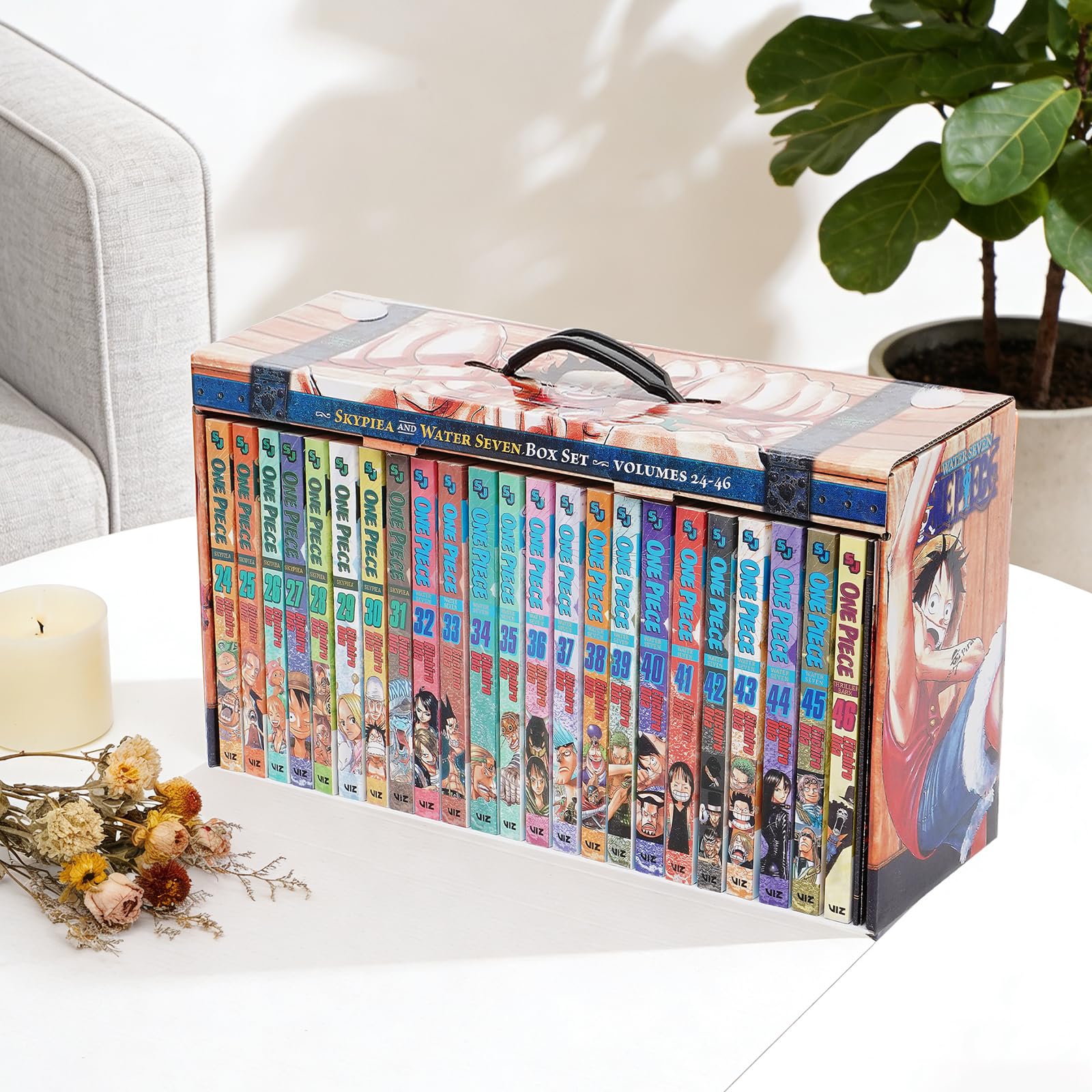 RAUENHABE One Piecee Boxes Manga Set 2 : Volumes 24-46 with Premiu